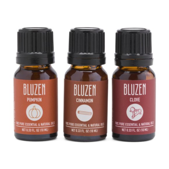 Bluzen 3pc Pumpkin Spice Oils NIB - Picture 1 of 5